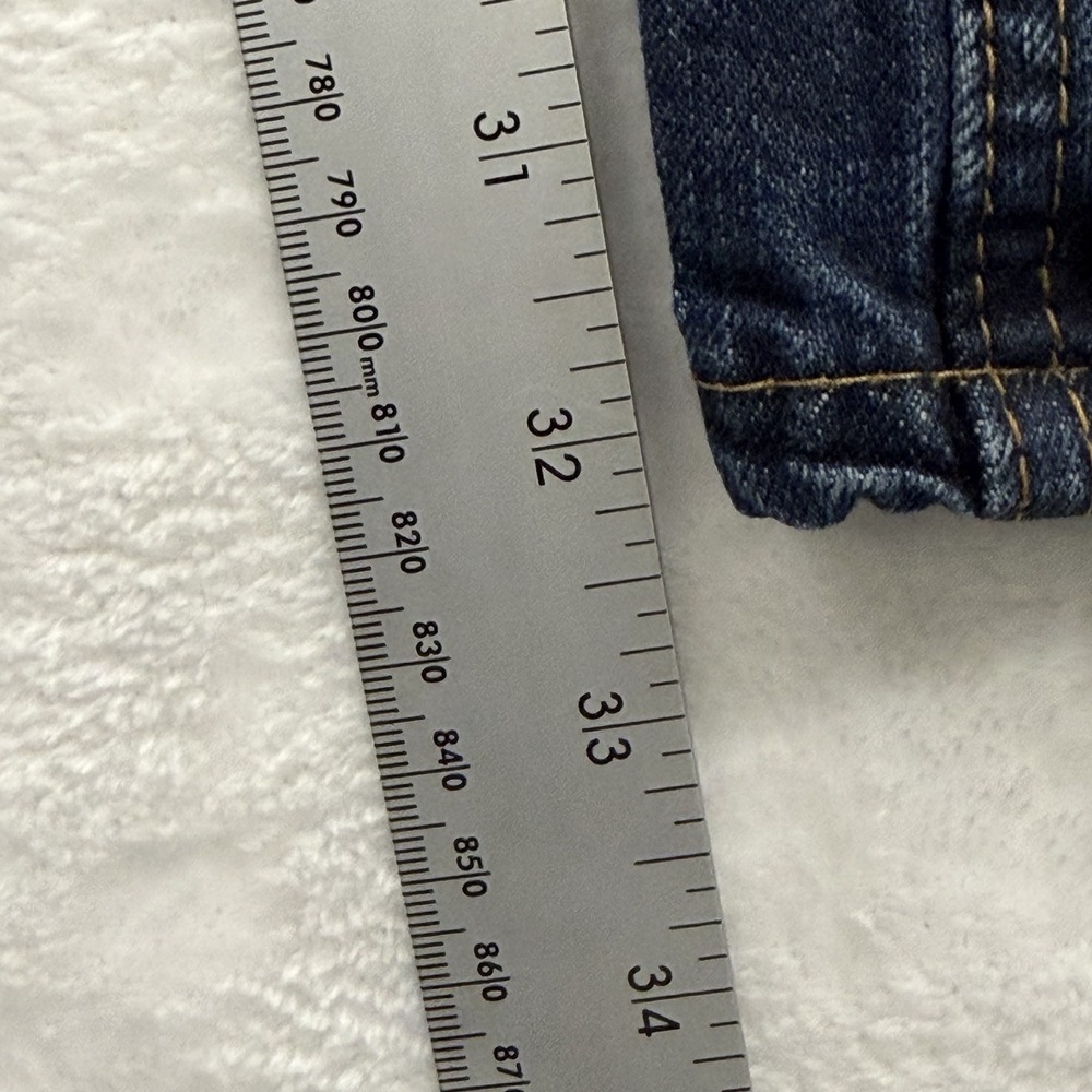 Levi's 527 Slim Bootcut Jeans Mens W34 L32 Light Blue Denim Casual Western - Picture 6 of 12
